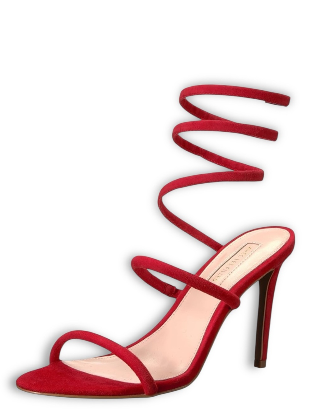 AVEC LES FILLES Joia stiletto, suede leather, 6M rouge NEW IN BOX